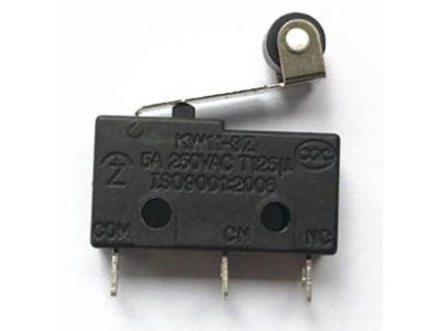 Microchave Fim de Curso KW11-3Z com Rolete - 5 A, 250 VCA, Haste de 16 mm - Imagem 1