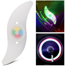 Luz de roda em silicone com LED colorido