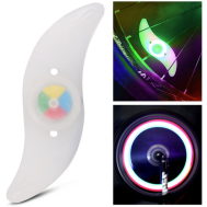 Luz de roda em silicone com LED colorido