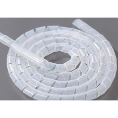 Organizador Espiral para Cabos 10 mm - Branco, 10 m