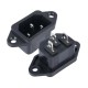 Conector de Alimenta&ccedil;&atilde;o para Painel AC-04 - 10 A, 250 V - Thumb 1