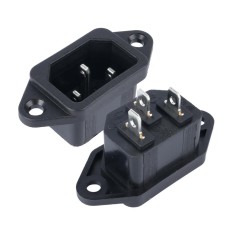 Conector de Alimenta&ccedil;&atilde;o para Painel AC-04 - 10 A, 250 V