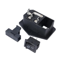 Conector de Alimenta&ccedil;&atilde;o com Chave e Fus&iacute;vel de 6 A para Makerbot