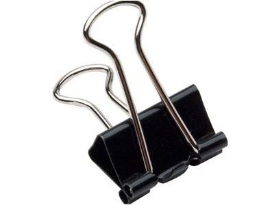 Presilha Met&aacute;lica Preta para Fixa&ccedil;&atilde;o - 25 mm - Imagem 1
