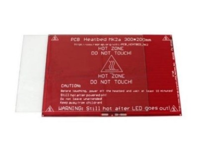 Vidro para Mesa Aquecida MK2A - 300 x 200 x 3 mm - Imagem 1
