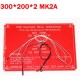 Mesa Aquecida PCB MK2A 300 x 200 x 2 mm com Cabo e Termistor NTC 100K - Thumb 1
