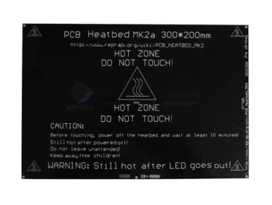 Mesa Aquecida de Alum&iacute;nio MK2A - 300 x 200 x 3 mm - Imagem 1
