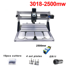 M&aacute;quina CNC3018 Mini Desktop DIY com Laser, Controle GRBL, Plug EU