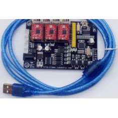 Placa Controladora CNC de 3 Eixos para Grava&ccedil;&atilde;o a Laser com Cabo