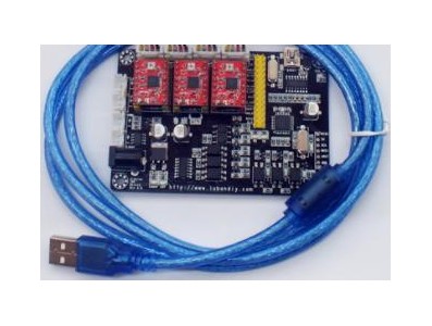 Placa Controladora CNC de 3 Eixos para Grava&ccedil;&atilde;o a Laser com Cabo - Imagem 1