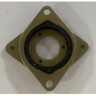 Amortecedor de Vibra&ccedil;&atilde;o em A&ccedil;o e Borracha para Motor NEMA 17 - 54 x 54 x 7 mm