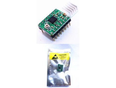 Driver A4988 Verde com Dissipador e Chip Chin&ecirc;s - 1,5 A - Imagem 1