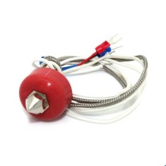 Cabe&ccedil;ote Aquecedor de Extrusora para Impressora 3D com Cabo de Termopar