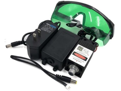 M&oacute;dulo Laser Azul-Violeta com Foco Ajust&aacute;vel - 12 V, 500 mW - Imagem 1