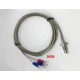 Sensor de Temperatura PT100 com Rosca M6 e Cabo de 1 m - Thumb 1