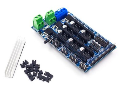 Placa de Expans&atilde;o RAMPS 1.6 para Impressora 3D com Dissipador - Imagem 1