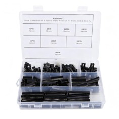 Kit com 150 Soquetes para Circuitos Integrados de 2,54 mm - Corpo Estreito