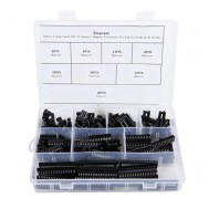 Kit com 150 Soquetes para Circuitos Integrados de 2,54 mm - Corpo Estreito