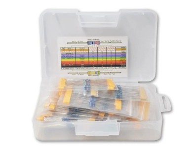 Kit com 525 Resistores de Filme Met&aacute;lico 1/4 W e 1% - 17 Valores - Imagem 1