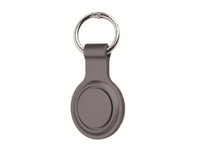 Chaveiro de Silicone Preto para Apple AirTag - Imagem 1