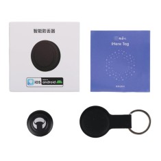 Localizador de Duplo Sistema Tipo AirTag - Preto, sem Bateria