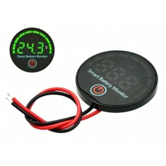 M&oacute;dulo Indicador de bateria LED Medidor de tens&atilde;o Indicador de carga de energia indicador de carga de...