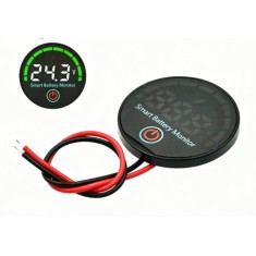 Bateria de l&iacute;tio Indicador de bateria led medidor de tens&atilde;o indicador de carga de energia &aacute;cido/m&oacute;dulo...