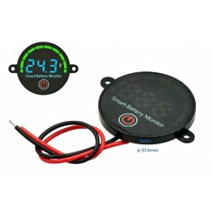 M&oacute;dulo Indicador de bateria led medidor de tens&atilde;o indicador de carga de energia &aacute;cido/l&iacute;tio indicador de...