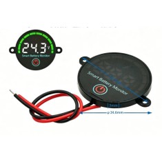 M&oacute;dulo Indicador de bateria led medidor de tens&atilde;o indicador de carga de energia &aacute;cido/l&iacute;tio indicador de...