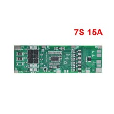 Placa a bateria do li-&iacute;on 18650 de 7S 15 A BMS protege a com fun&ccedil;&atilde;o de equil&iacute;brio