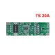 Placa a bateria do li-&iacute;on 18650 de 7S 20 A BMS protege a com fun&ccedil;&atilde;o de equil&iacute;brio - Thumb 1