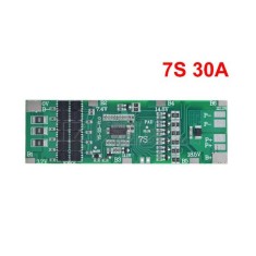 Placa a bateria do li-&iacute;on 18650 de 7S 30 A BMS protege a com fun&ccedil;&atilde;o de equil&iacute;brio