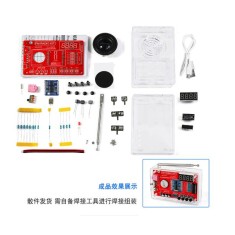 Tela RDA5807 kit eletr&ocirc;nico de r&aacute;dio FM DIY 87-108MHZ kit DIY de r&aacute;dio FM com e estojo