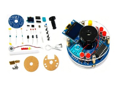 Tela kit eletr&ocirc;nico de umidificador USB com Oled de temperatura e umidade Solda kit de pr&aacute;tica - Imagem 1