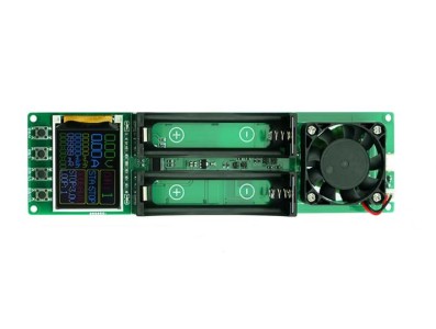 Bateria de l&iacute;tio Testador de resist&ecirc;ncia interna de 2 canais 18650 m&oacute;dulo de testador de capacidade de tipo-C - Imagem 1