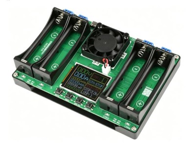 Bateria de l&iacute;tio Testador de resist&ecirc;ncia interna de 4 canais 18650 M&oacute;dulo de testador de capacidade de tipo-C - Imagem 1