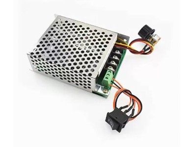 Regulador de tens&atilde;o DC10-50 V 40 A Regulador de motor DC 12 V 24 V 36 V 48 V PWM Controlador de velocidade... - Imagem 1