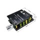 Placa amplificadora digital de pot&ecirc;ncia de &aacute;udio sem fio ZK-1002L 100 W * 2 mini Bluetooth 5.0 - Thumb 1