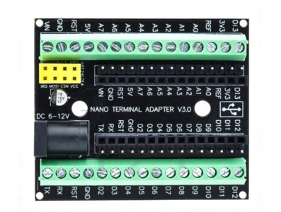 Placa de expans&atilde;o Nano V3.0 com interface de expans&atilde;o DC NRF2401+ - Imagem 1