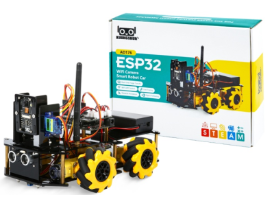 ESP32 CAM Mecanum Smart Car with WiFi APP Control - Imagem 1