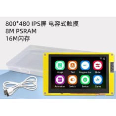 Placa de desenvolvimento ESP32-S3 arduino lvgl wifi e bluetooth 4.3 polegadas 800*480 ips tela inteligente...