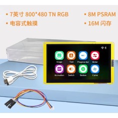 Placa de desenvolvimento ESP32-S3 Arduino LVGL WIFI e Bluetooth 7.0 polegadas 800 * 480 IPS Tela...