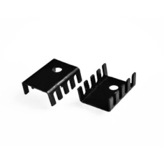 Dissipador de Alum&iacute;nio 718 compat&iacute;vel com encapsulamento TO-220, acess&oacute;rio para Arduino