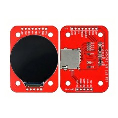M&oacute;dulo de exibi&ccedil;&atilde;o TFT de 1,28 polegadas 240 * 240 GC9A01 driver SPI interface Vermelho