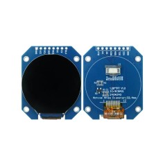 M&oacute;dulo de exibi&ccedil;&atilde;o TFT LCD de 1,28 polegadas quadrado 240 * 240 GC9A01 driver SPI interface com solda