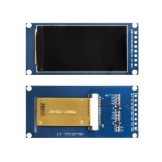 M&oacute;dulo de exibi&ccedil;&atilde;o LCD TFT de 1,9 polegadas quadrado 170 * 320 ST7789 driver SPI interface sem solda