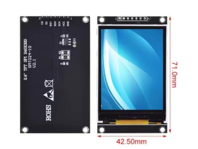 M&oacute;dulo interface SPI do de exibi&ccedil;&atilde;o LCD com tela colorida TFT de 2,4 polegadas - Imagem 1