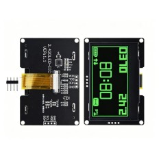 M&oacute;dulo de exibi&ccedil;&atilde;o LCD de 2,42 polegadas 128x64 OLED SSD1309 4 pinos IIC I2C interface verde