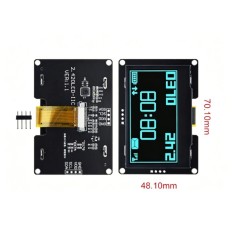 M&oacute;dulo de exibi&ccedil;&atilde;o LCD de 2,42 polegadas 128x64 OLED SSD1309 4 pinos IIC I2C interface azul