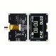 M&oacute;dulo de exibi&ccedil;&atilde;o LCD de 2,42 polegadas 128x64 OLED SSD1309 4 pinos IIC I2C interface branca - Thumb 1